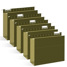 Extra Capacity Hanging File Folders, 30 Pack Letter Size Reinforced Hanging F...
