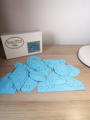 Wilton Gummi Paste Formen 70er Vintage Tortendekoration Originalkarton X12 Designs