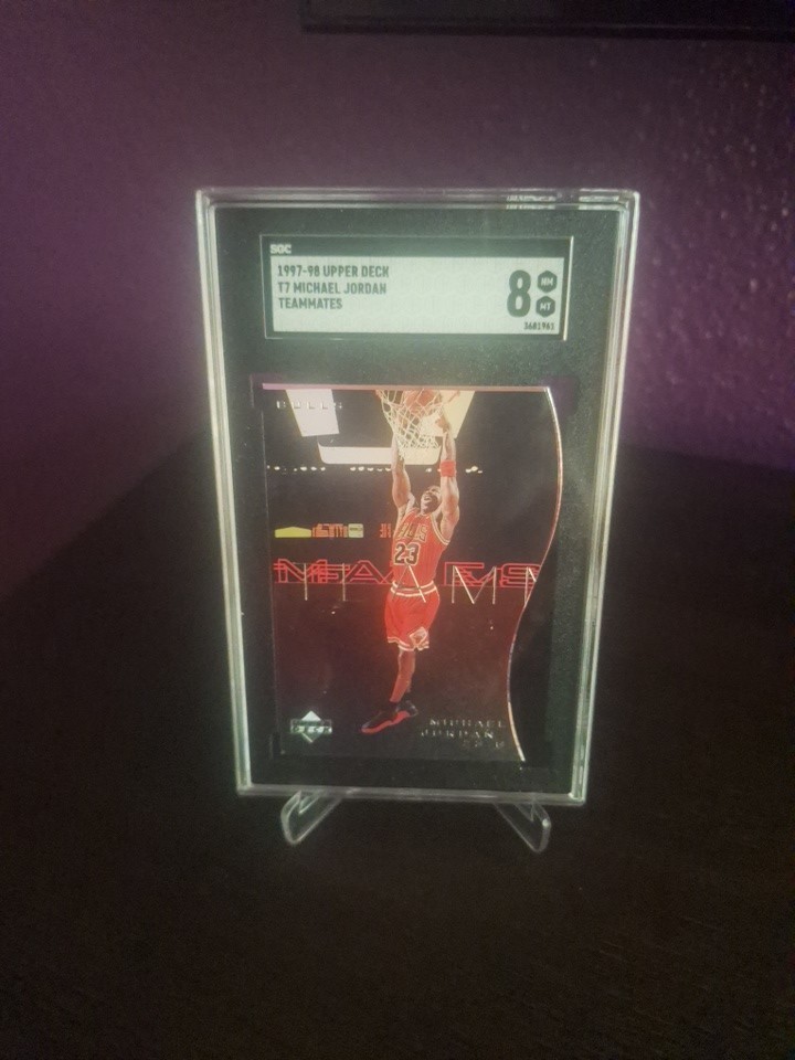 1997 Upper Deck Michael Jordan 23G #T7  RARE PSA 8
