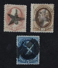 CKStamps: US Stamps Collection Scott#185 186 187 Used