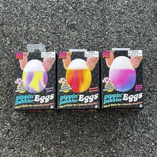 NeeDoh Dippin’ Dazzler Eggs Complete Set of 3 NIB