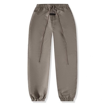 KIDS Fear of God Essentials Track Pants Desert Taupe Drawstring Size 10