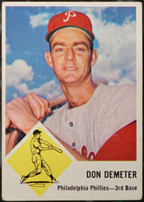 1963 Fleer Baseball Don Demeter #53