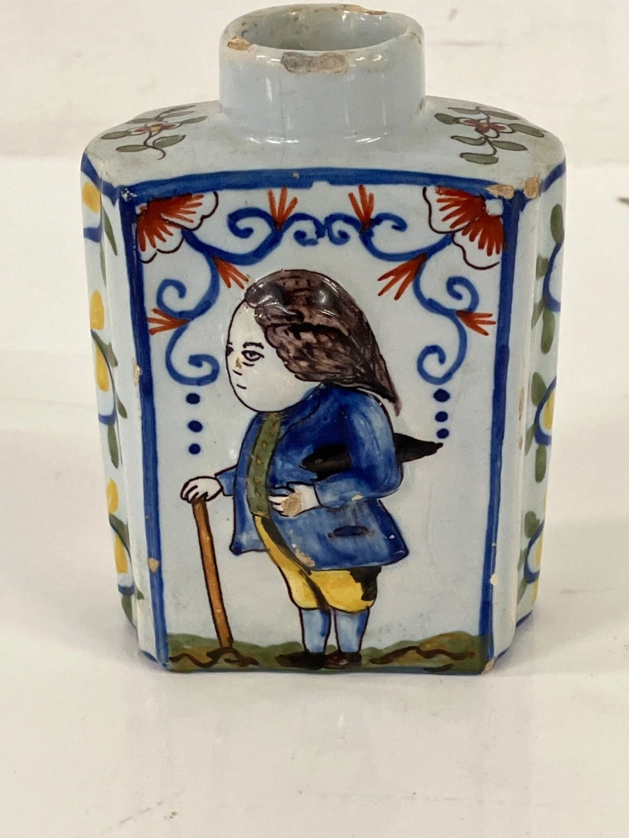 中国古董蓝色茶叶罐| eBay