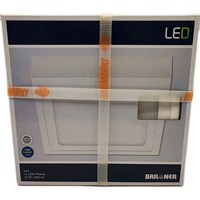 Briloner Led Deckenleuchte 12W 1200Lm Quadratisch Weiß Aufputzlampe Neu