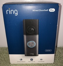 New Sealed Ring Wired Doorbell Pro 3rd Gen Retinal 4K ultra-clear video 10x Z