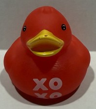 2026 Valentine Duck Red Duck with XOXO 2.5 Rubber Duck NEW