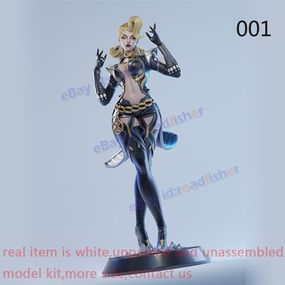 White Queen Emma Frost 1/4 Model Kit Unpainted Unassembled 46cm 3D Printing 001