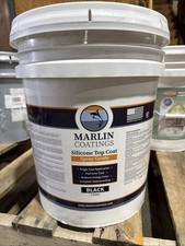 Silicone Roof Sealant, Self Leveling, Waterproof, 5 Gallon, Black