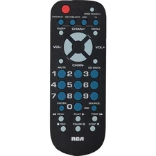 Rca 4 Device Universal Remote Control For Tv Dvd Vcr Satellite And Cable Box