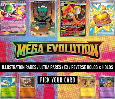 #ad Pokémon Mega Evolution: Pick Your Card – Full Art Ex Reverse Holo Holo NM TCG $2.69