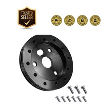 Grant Steering Wheel Hub Adapter Spacer Kit - 6 Hole To 3 Hole Conversion Black