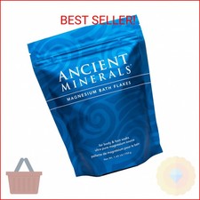 Ancient Minerals Magnesium Bath Flakes of Pure Genuine Zechstein Chloride - Rese