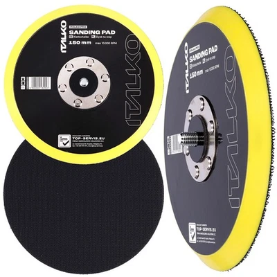 Plateau abrasif plateau de support 150 mm sans trou plaque de polissage auto-... - Photo 1/4
