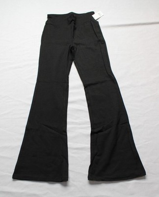 GAP Kids Girl's Flare Cotton Leggings CN6 True Black Medium (Size: 8) NWT