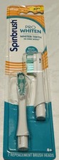 NEW Spinbrush Pro Whiten Soft 2 Replacement Heads Dual Action FACTORY SEALED