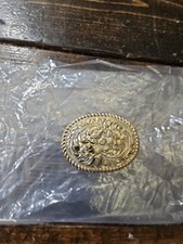 El Arturo Crumrline Bronze belt buckle 2 1/8"