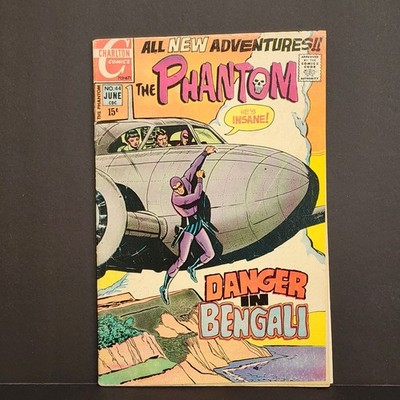 Phantom #44 Charlton Comics 1971 Three Phantom Stories VG+
