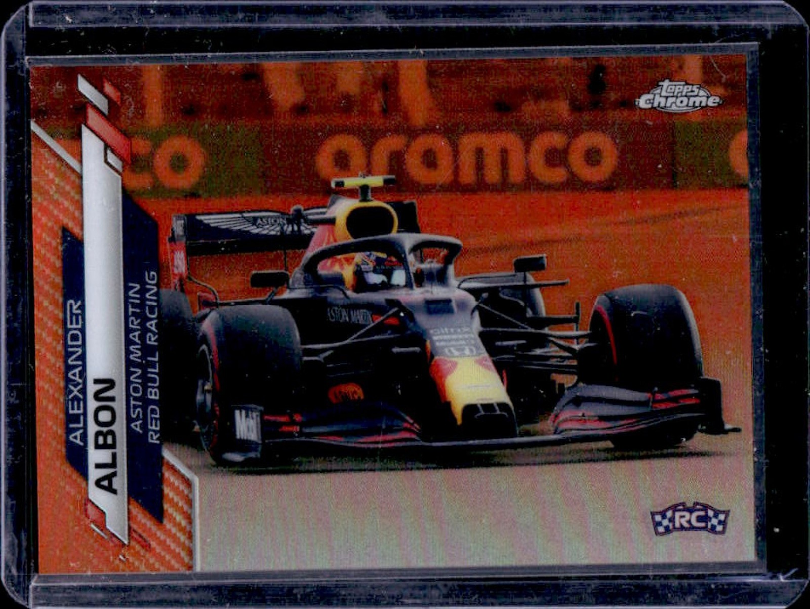 2020 Topps Chrome F1 Alexander Albon Orange Refractor Rookie RC #1/25