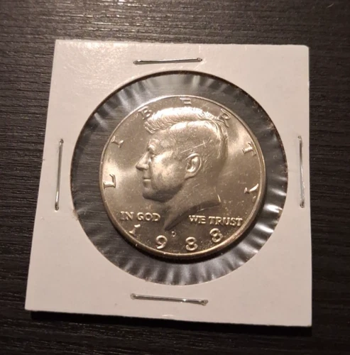 1988 D Kennedy Half Dollar Uncirculated BU (USbx) **Free Shipping**