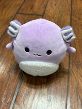 Squishmallow Monica the Axolotl with Fur Belly Plush/Stuffed
