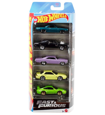 Hot Wheels Mystery 5er Pack Die-Cast Autos Set Maßstab 1:64 zufällige Fahrzeuge Mattel