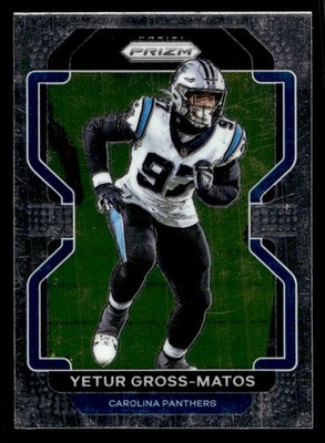 Panini Yetur Gross-Matos #319 Carolina Panthers Football Sports Card Raw