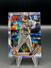 2019 Bowman Chrome Draft Sapphire DAULTON VARSHO Prospect Refractor #BDC-176