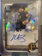 2022 Bowman Chrome - Prospect Autographs Michael Burrows Atomic Refractor /100