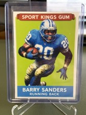 Custom Sports Card - Barry Sanders Inspired