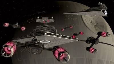 Star Wars death destroyer ywing ships imperial Custom Gaming Mat Desk 3748
