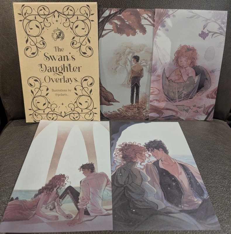 Fairyloot Book Box The Swan's Daughter Page Overlays