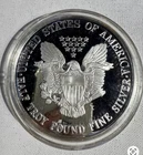 1997 Half Troy Pound 6 Oz .999 Fine Silver Walking Liberty Proof Round