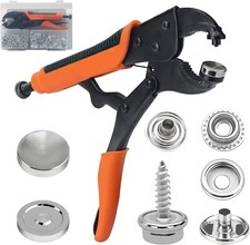 Heavy Duty Snap Fastener Tool - Boat Cover, Metal Snaps, Canvas, Sewing, Tarps