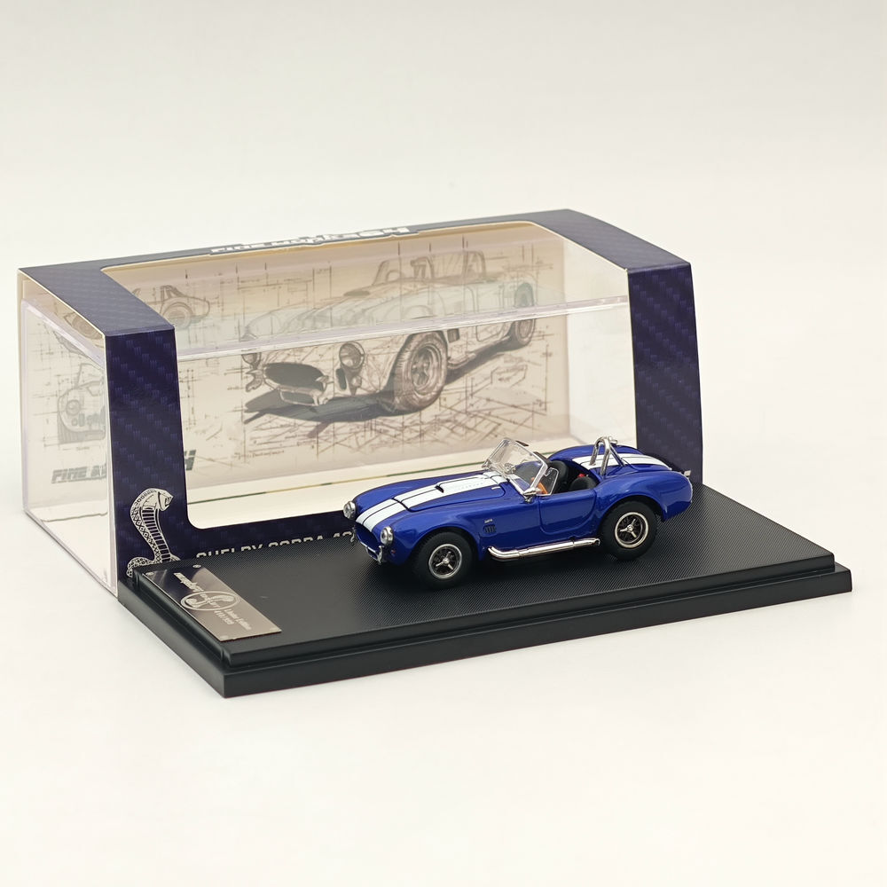 1/64 Fine Works Ford SHELBY COBRA 427S/C Blue Limit 999pcs Diecast