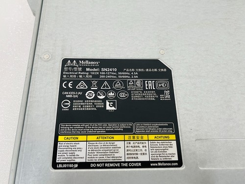 Mellanox SN2410 MSN2410-CB2RC 48x 10G/25G & 8x 100G ONIE Ethernet Switch Onyx OS - Picture 7 of 7