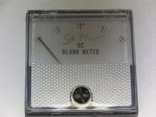 Triplett 120-G / 52-4081 0/50 DC MV 1 1/2" Blank Panel Meter 