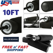 Gym Aerobic Exercise Boxing Skipping Jump Rope Adjustable Bearing Speed Fitness