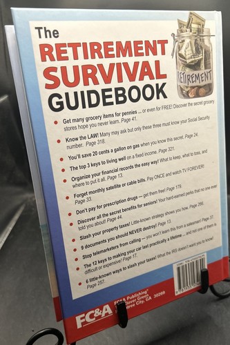 $4 Book! ~ The Retirement Survival Guidebook ~ Hardcover ~ Like New - Picture 2 of 2