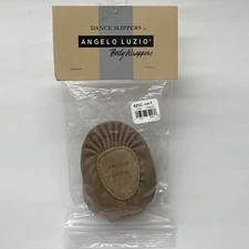 Angelo Luzio Children  Total Stretch Leather Pleated Haft Sole Sleepers-size 1