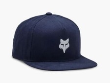 Fox Racing Fox Head Snapback Hat Midnight Blue 31641-329-OS