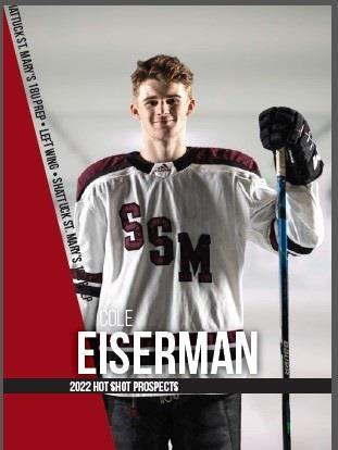 2022 Hot Shot Prospects rookie COLE EISERMAN - Picture 1 of 1