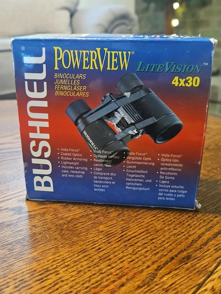 Bushnell 13-0430 PowerView LiteVision Binoculars 4x30 NEW 👀 - Image 4 of 4
