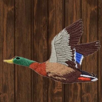 Duck Embroidered Patch   Iron On