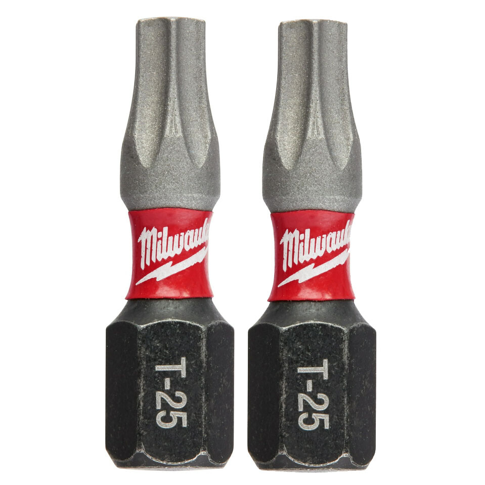Биты-вкладыши Milwaukee 48-32-4436 SHOCKWAVE Impact Torx T25 - 2 шт 1890₽