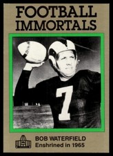 1985 FOOTBALL IMMORTALS BOB WATERFIELD LOS ANGELES RAMS #124
