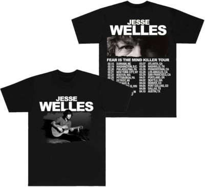 Jesse Welles Fear is The Mind Killer Tour Merch T-Shirts s-5xl UM125
