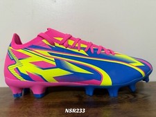PUMA ULTRA MATCH ENERGY FG/AG LUMINOUS PINK YELLOW ALERT BLUE 107543 01 SIZE 8