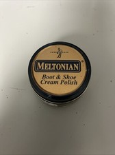 Meltonian Black Noir 2 Boot  Shoe Cream Polish 1.55 oz Opened Jar Never Used