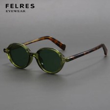 Retro Oval Leisure Sunglasses Unisex Fashion Outdoor Riding Party Shade Glasses
